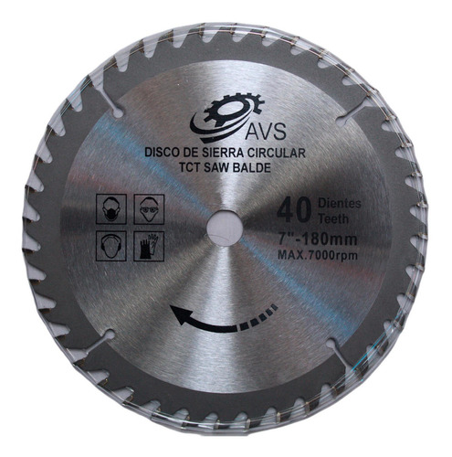 Disco Sierra Circular 7.1/4 X 40 Dientes