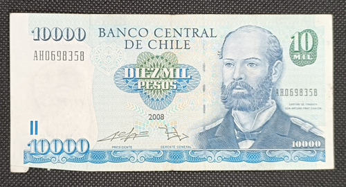 Billete Chile 10.000 Pesos 2008