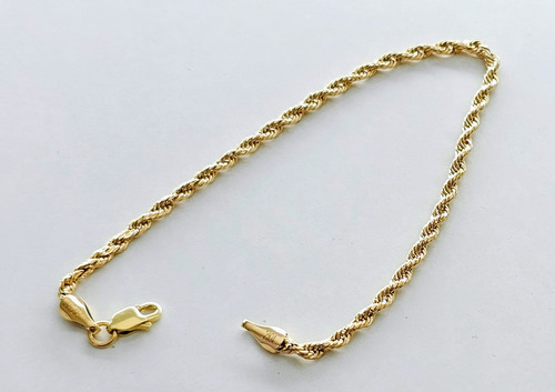 Pulsera Oro 10k Mex X1155 Amarillo 2 Cm 18 Cm
