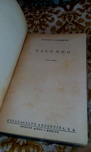 Facundo - Domingo Faustino Sarmiento - Espasa Calpe