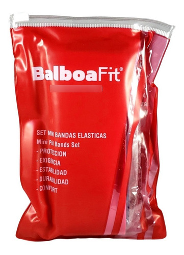 Imagen 6 de 6 de Set Kit Bandas Elasticas Fitness Isometricas Balboafit Yoga
