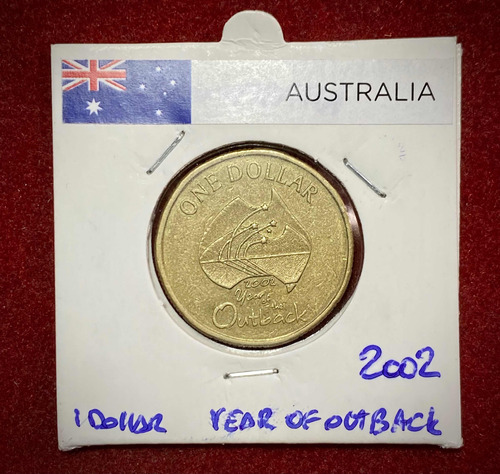 Moneda 1 Dólar Australia 2002 Km 600 Año De Outback