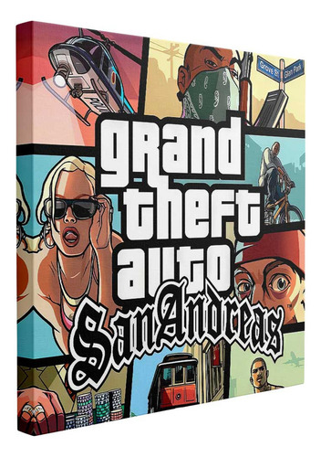 Cuadro San Andreas, El Reino De Los Forajidos 10x10