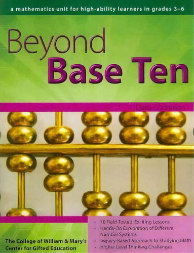 Beyond Base Ten, De Dana T. Johnson. Editorial Prufrock Press, Tapa Blanda En Inglés