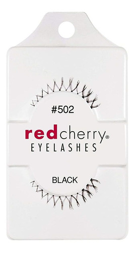 Cherry   502 falsa Eyelashes, Inferior Con Lash (paquete De