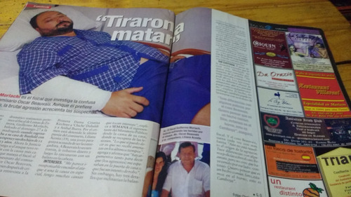 Semana 1052 Fiscal Guillermo Moriachi Tiraron A Matar 2005 (Usado)