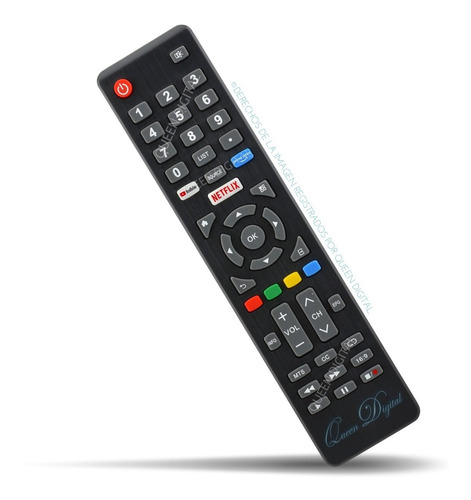 Control Remoto Para Iqual Ktc Enova Smartlife Smart Tv