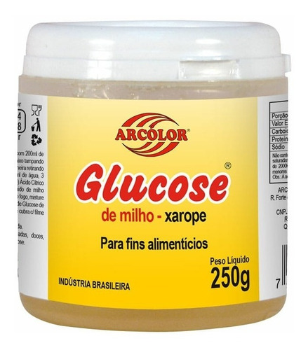 Xarope Glucose De Milho 250g Arcolor