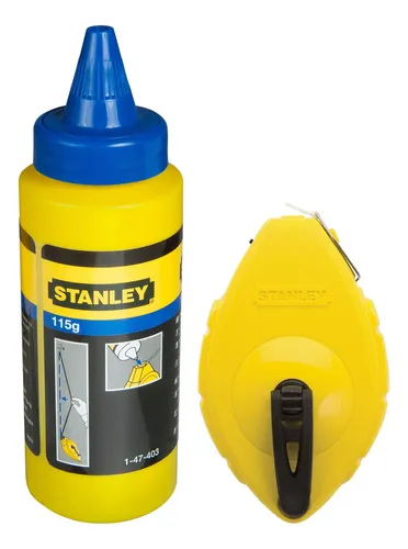 Tizador 30mts Con Tiza Azul 115g Stanley 47-440