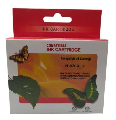 Cartucho Tinta Hp 670 Xl Black Cyan Magenta Yellow Stamprit