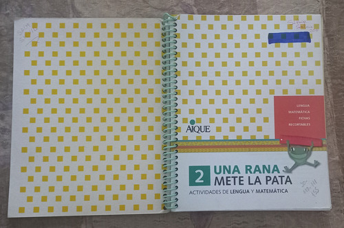 Una Rana Mete La Pata 2 Lengua Matemática Fichas Recortables (Usado)