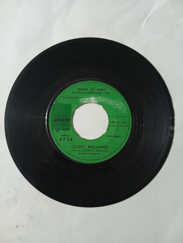 Vinilo Single De Cliff Richard - Felicitaciones( F135 (Usado)