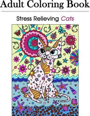 Libro Stress Relieving Cats 39 Detailed And Ornate Cat De...