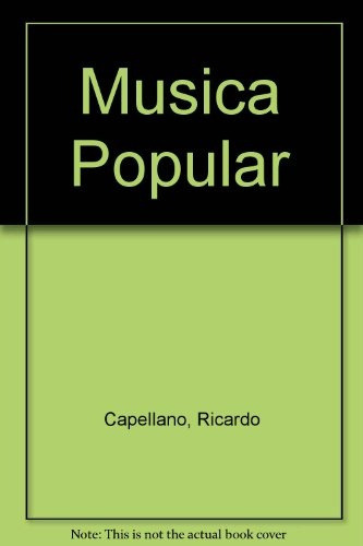 Musica Popular  Acontecimientos Y Confluencias, De Capellano Ricardo. Serie N/a, Vol. Volumen Unico. Editorial Atuel, Tapa Blanda, Edición 1 En Español