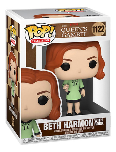 Figura De Acción Gambito De Dama: Beth Harmon Con Torre De Funko Pop! 57689 Television