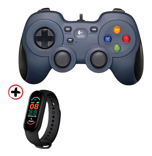 Joystick Gamepad F310 Logitech Para Pc Usb + Smartwatch Bde