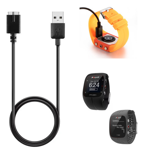 Cable Cargador Compatible Con Polar M400 / M430 Smartwatch