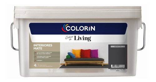 Colorin Living Pintura Latex Interior Colores 4 Lts Rex
