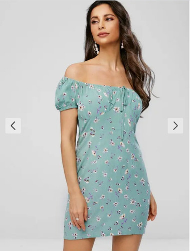 Vestido Corto Floreado