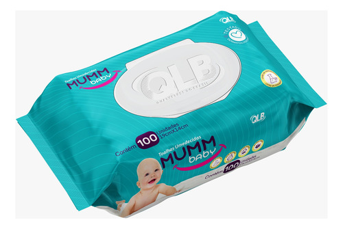 Kit De 10 Toalhas Umedecidas Mumm Baby Com 100 Unidades