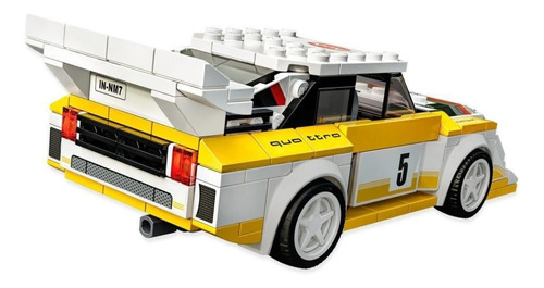 Imagen 3 de 5 de Set de construcción Lego Speed Champions 1985 Audi Sport quattro S1 250 piezas en caja