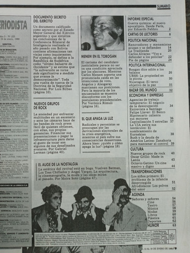 Imagen 2 de 3 de El Periodista Nº 225 * 13 Enero 1989 * De La Urraca *