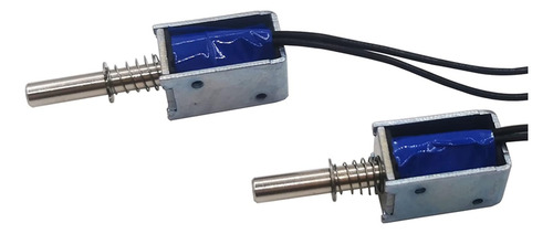 2 Electroimanes De Solenoide Lineal De Empuje De 5 Mm D...