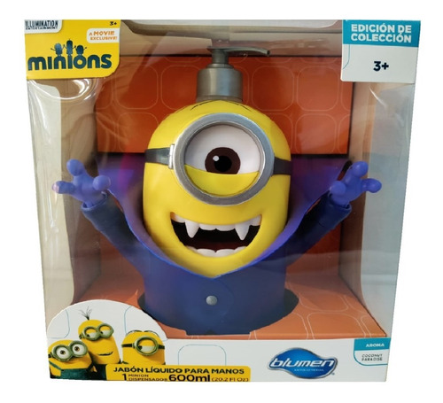 Jabón Liquido Para Manos Minion 600 Ml Coconut (dispensador)