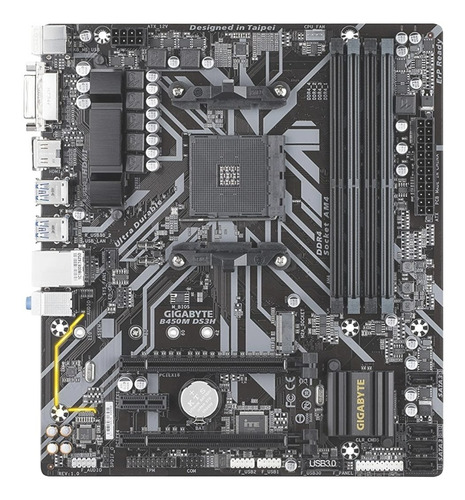 Imagen 2 de 5 de Tarjeta Madre Gigabyte B450 Ds3h (amd)