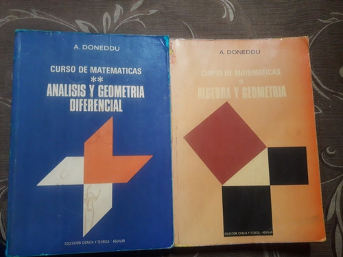 Libro Curso De Matemáticas De A.  Doneddu 2 Tomos