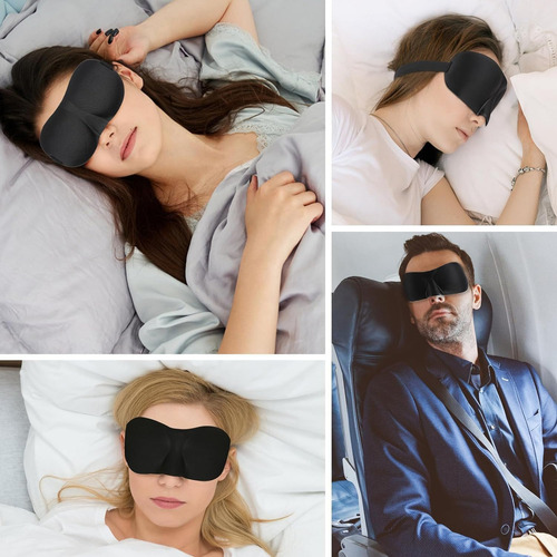 Máscara De Ojos Para Dormir 3d Para Mujer Hombre Viaje Hogar