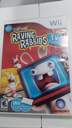 Rayman Riving Rabbids Nintendo Wii Original Y De Uso (Usado)