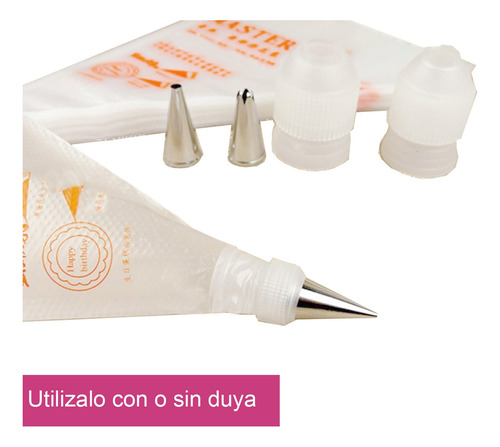 Aleissi 300 Mangas Desechables Pasteleras Reposteria 35cm Color Transparente