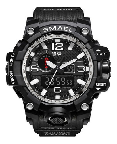 Relógio Militar Smael Analógico Shock Modelo 1545 Original
