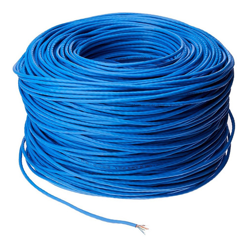Imagem 9 de 9 de Caixa Cabo Rede Cat5e Pto Cftv Multilaser 4 Pares 305 Metros