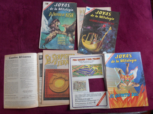 Lote D20 Historieta Joyas Mitologia Novaro Grandes Raras (Usado)