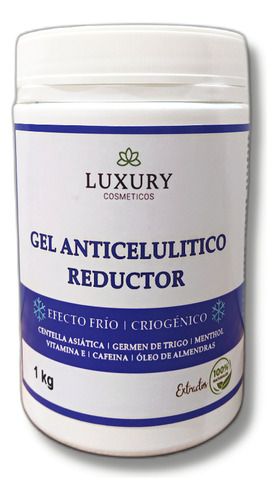 Gel Reductor Frio Criogenico 1kilo Anticelulitis Reafirmante
