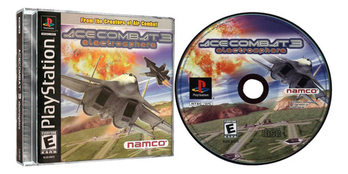 Jogo Ace Combat 3 Para Playstation 1 Ps1 Psone
