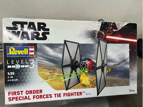 Star Wars Revell Modelo Para Armar Tie Fighter 1:32