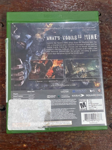 Thief Xbox One (Usado)