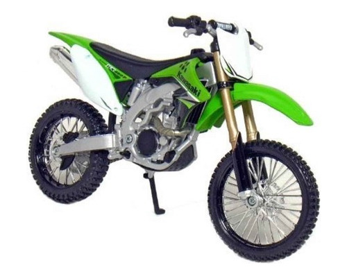 Kawasaki Kx 450 F Maisto 1/12 Para Armar Color Verde