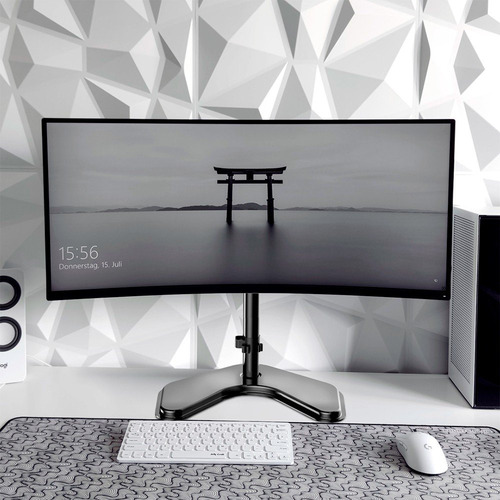 Suporte Para Monitor 14 A 32 Base Fixa De Mesa Sim-400 Preto
