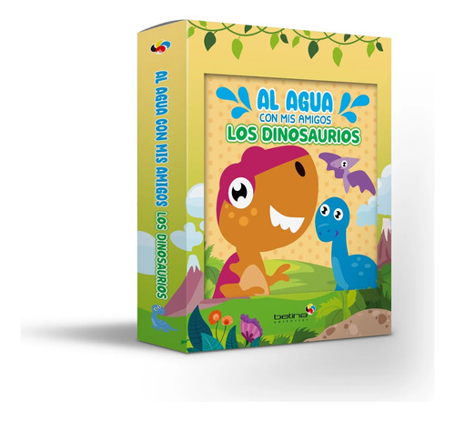 Al Agua Con Mis Amigos- Dinosaurios - Libro De Baño Infantil