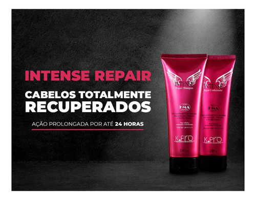 Intense Repair Shampoo Cabelo Danificado Tratamento Intenso