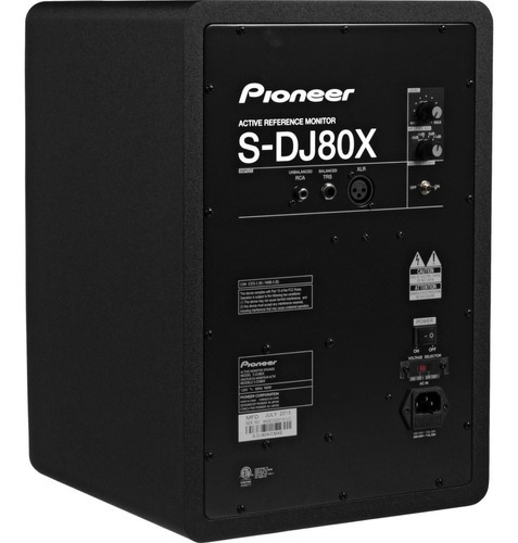 Monitor Activo Estudio Pioneer S-DJ80x Activo 160w Bass 8
