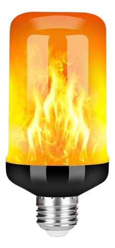 2 Bombillas Led Efecto Llama 5w 4 Modos E27
