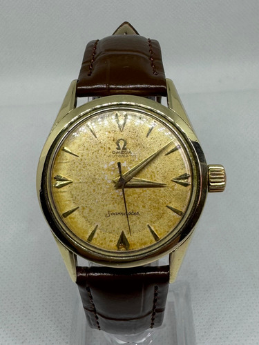 Reloj Omega Seamaster 471 Marrón Dorado Dorado (Usado)