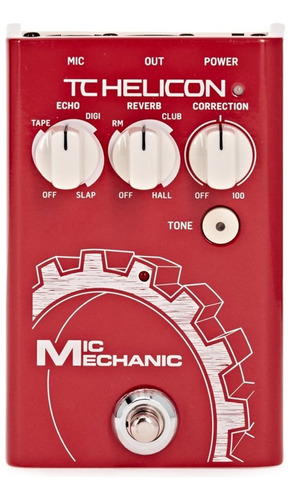 Pedal Para Voces Tc Helicon Mic Mechanic 2 Musicapilar