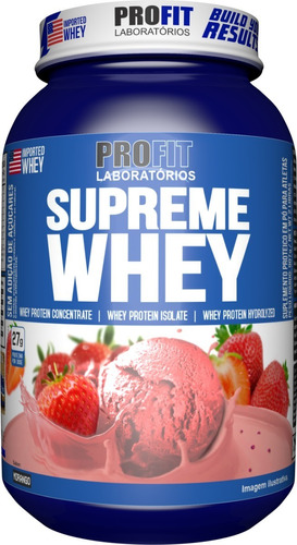 Whey Protein 3w Supreme Sabor Delicioso 907g - Lançamento 