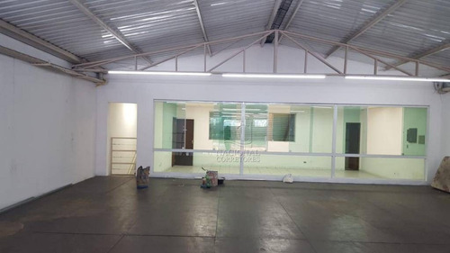 Galpão Para Alugar, 320 M² Por R$ 8.500,00/mês - Vila Príncipe De Gales - Santo André/sp - Ga0741